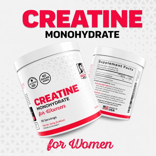CREATINA MONOHIDRATADA -¡Potencia tu fuerza con Creatina para Mujeres! 💪✨